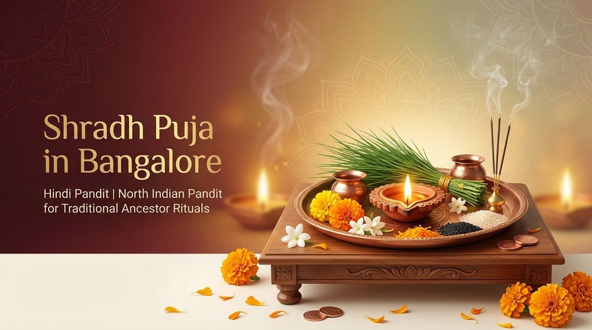 Traditional Shradh ceremony in Bangalore with North Indian ritual guidance